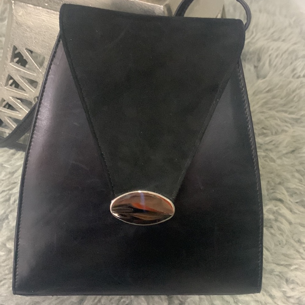 NWOT🇮🇹VTG 90’ Gorgeous BOCCI 💯% Leather/Suede Little Purse - Picture 7 of 14